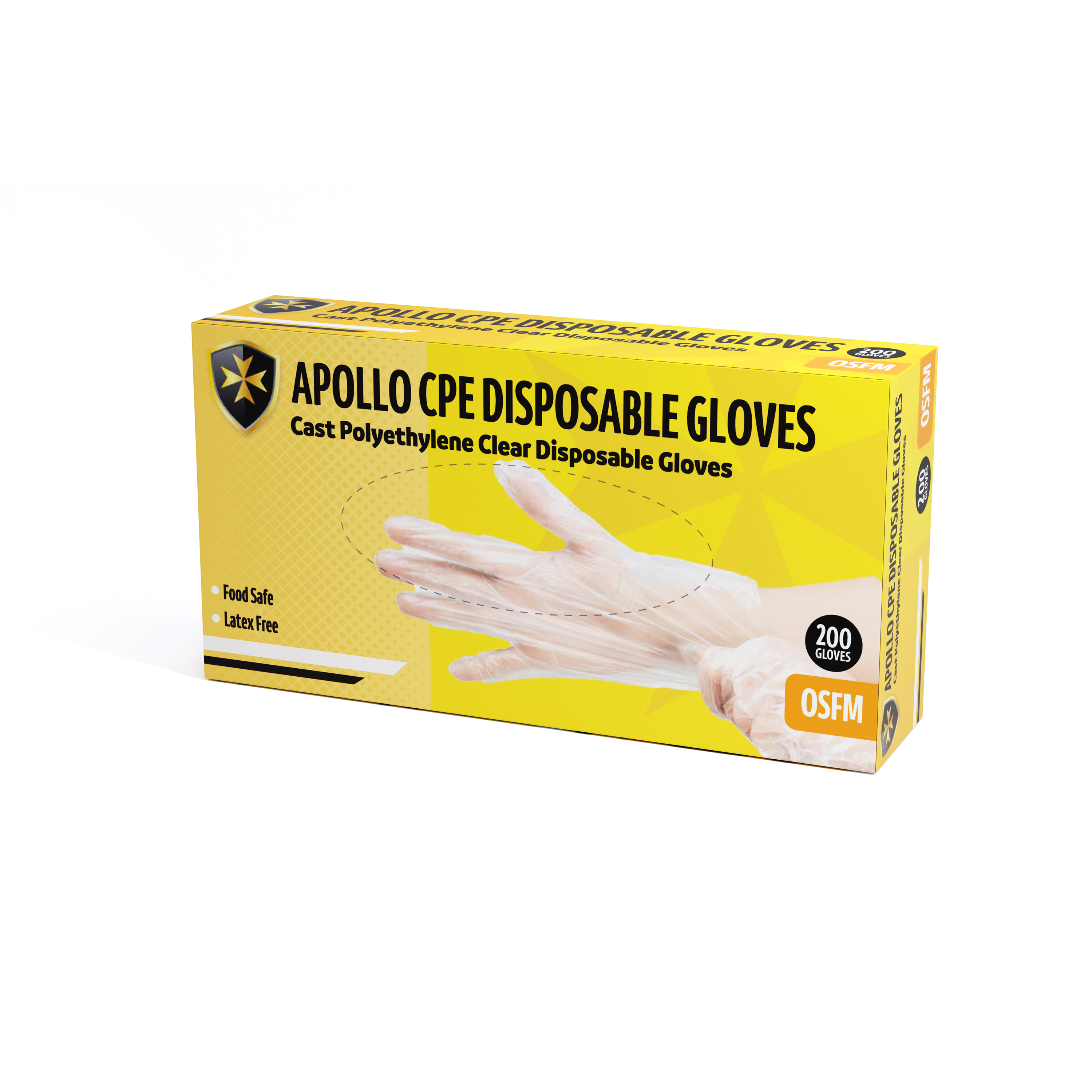 Clear CPE Disposable Gloves