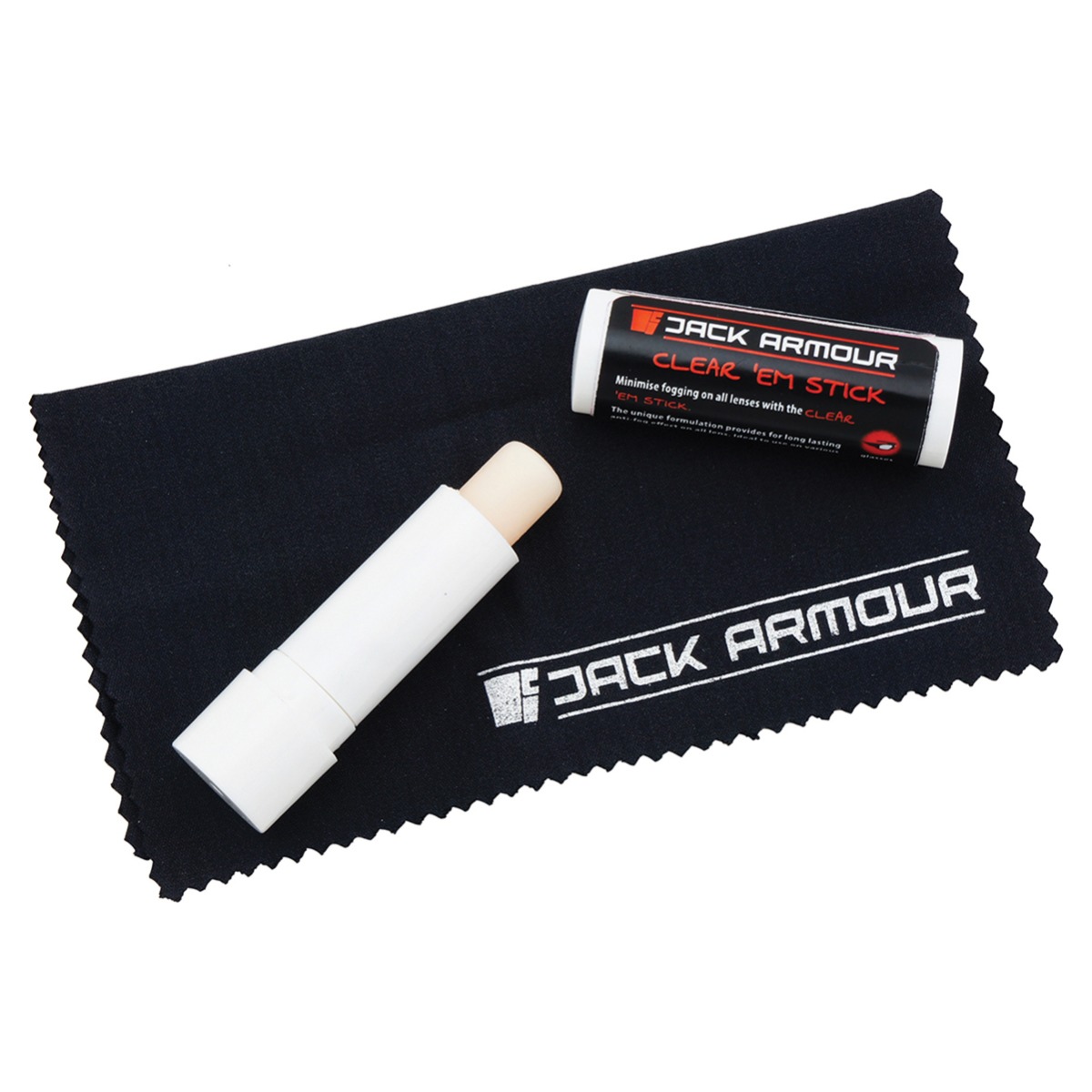 Clear 'Em Stick with Microfiber Cloth, Antifog Stick, 1 per card