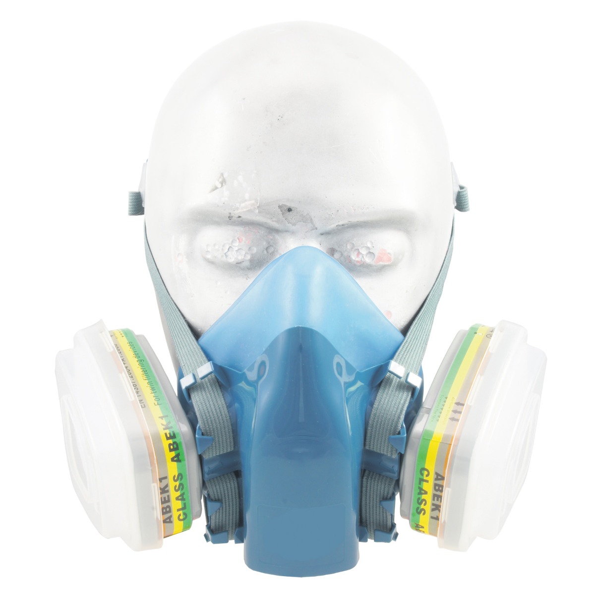 Respirator Half Mask ABEK1 plus P2 Prefilters Kit in Tubs