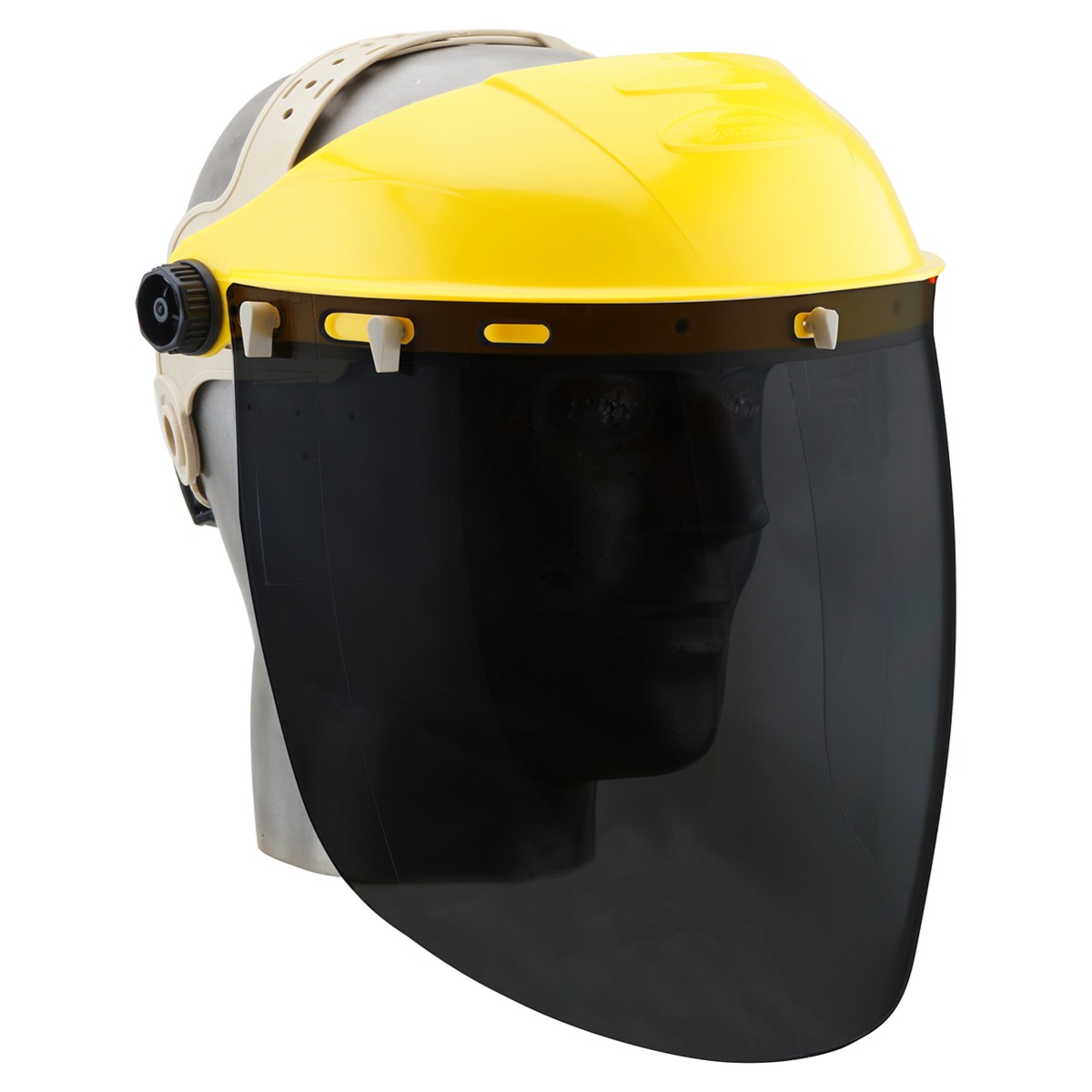 Brow Guard + 2mm Face Shield Smoke