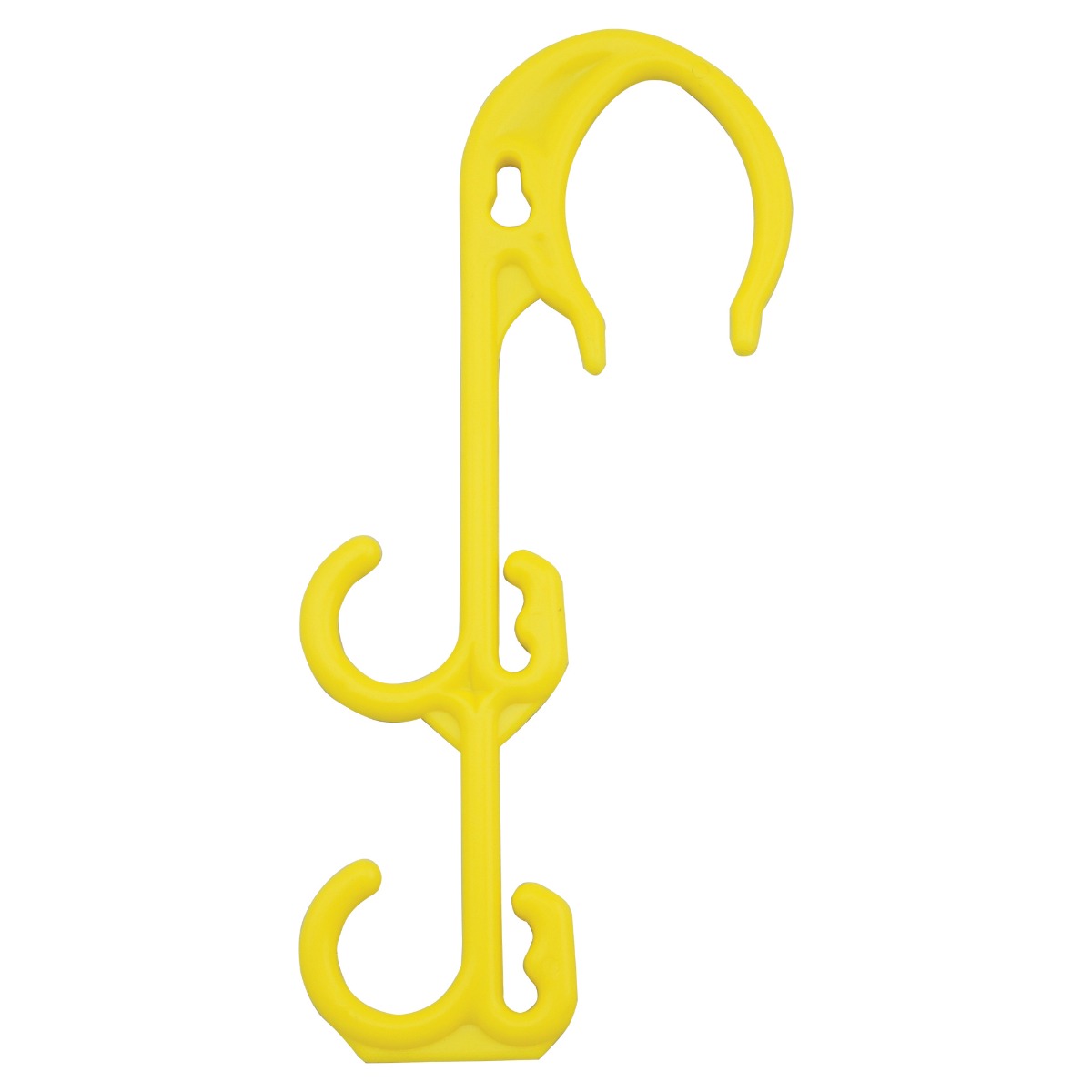 Cable Hook Hanger, Yellow, 20 per pack