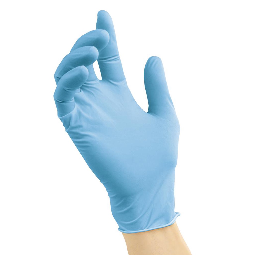 Nitrile Blue Disposable Gloves - Box of 100