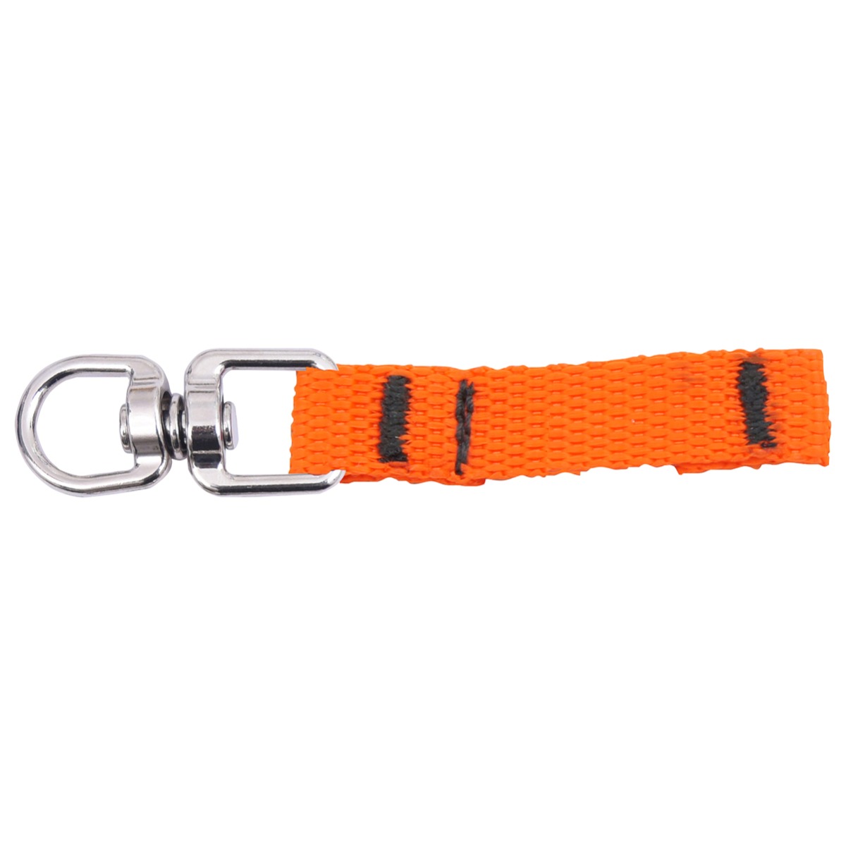 Tool Attachment, Webbing, Length 2.5", Swivel, Orange, 6 pieces per pack