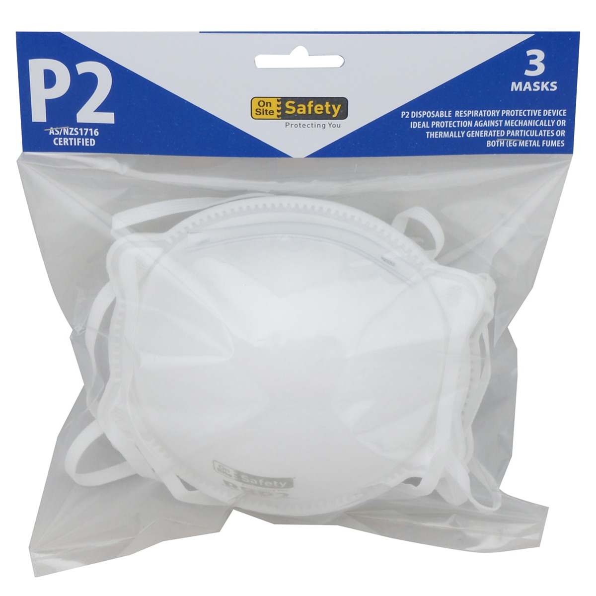 P2 Mask, 3 per pack