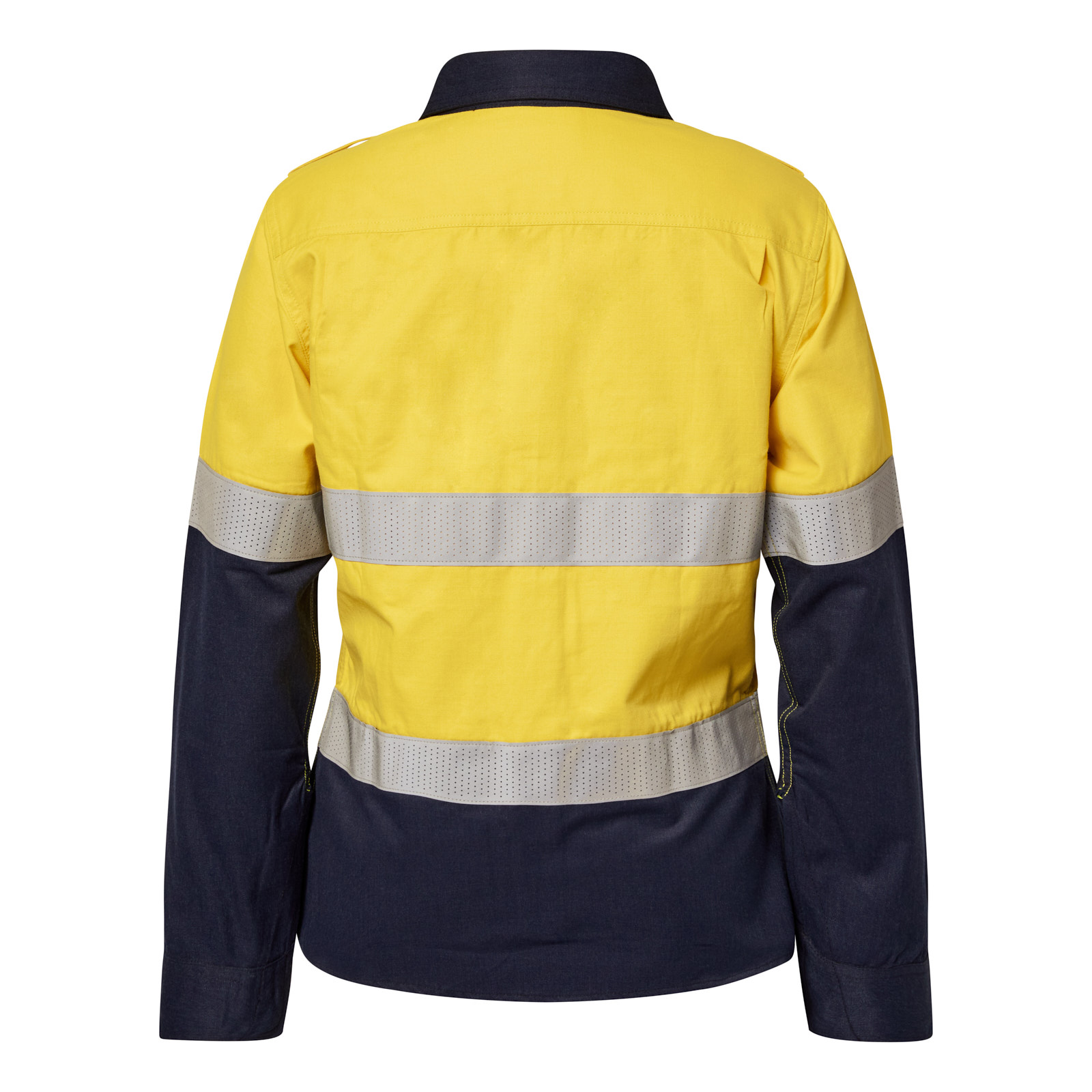 Torrent HRC2 Ladies Hi Vis Two Tone Open Front Shirt with Gusset Sleeves and FR Reflective Tape thumbnail 4