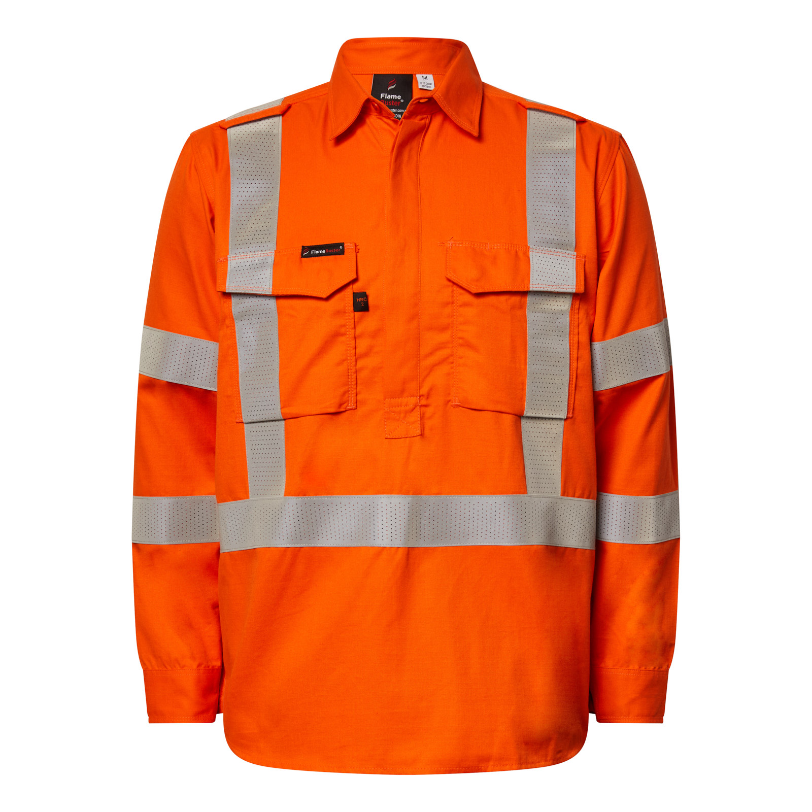 Arc Flash Half Placket Long Sleeve Shirt