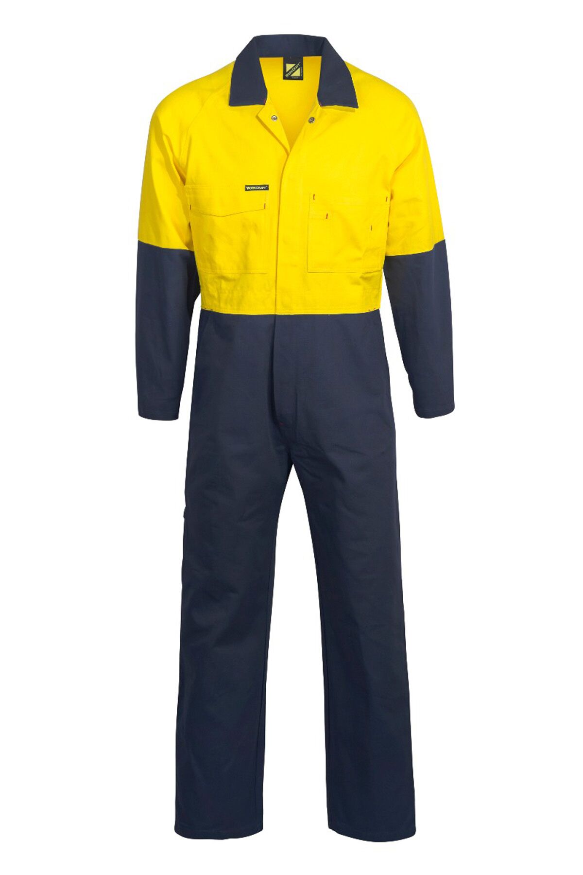 Hi Vis Two Tone Cotton Drill Coveralls thumbnail 3
