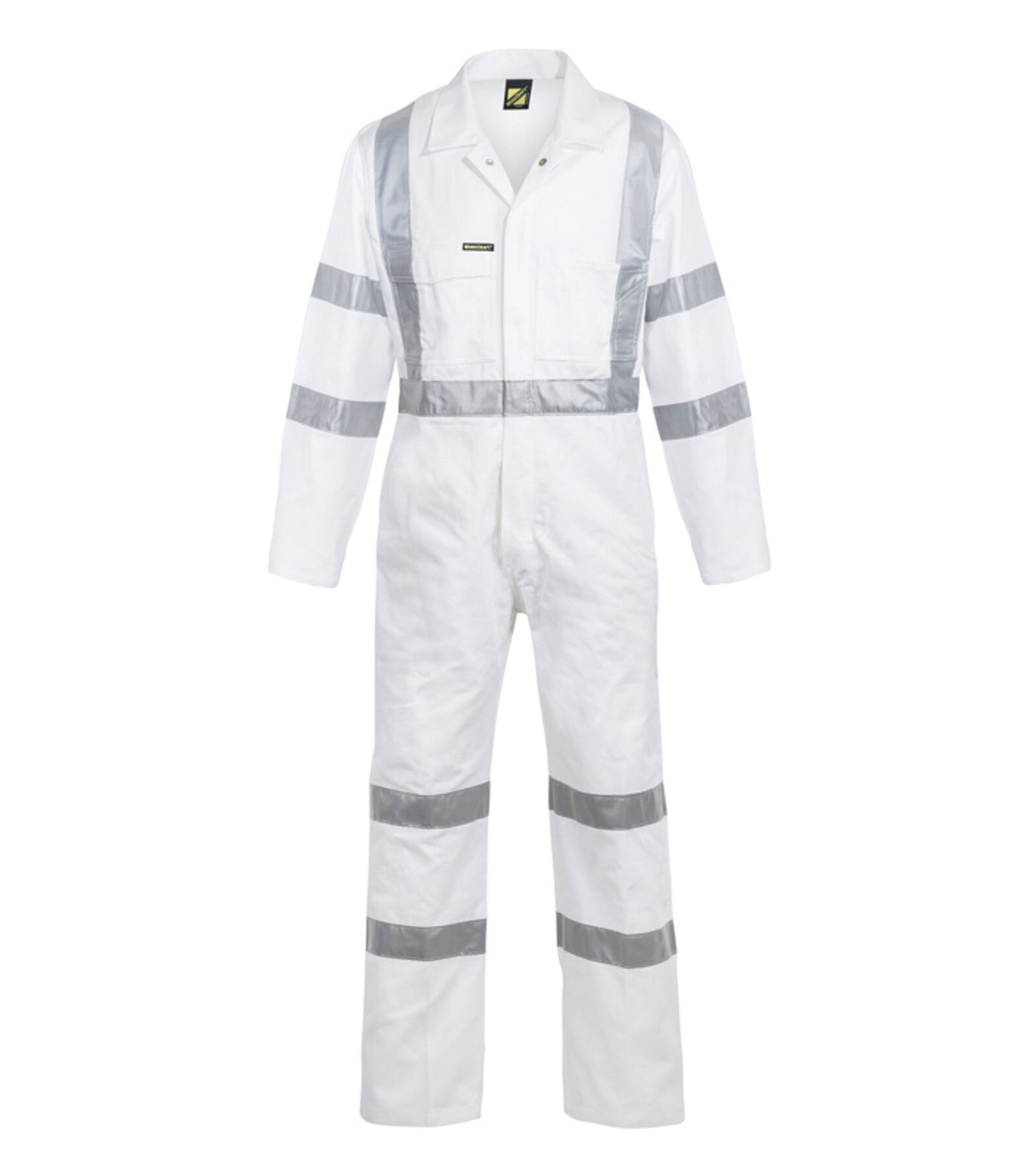Hi Vis Cotton Drill Reflective Coverall