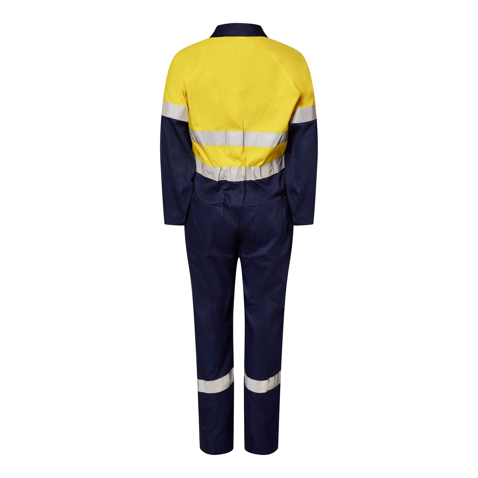 Light Weight Hi-Vis Cotton Drill Coveralls with Reflective Tape thumbnail 4