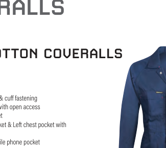 Poly/Cotton Coveralls